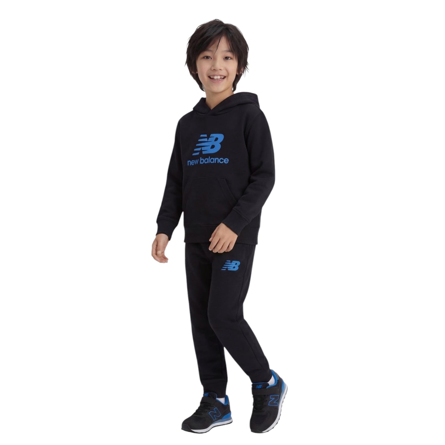 New Balance tuta completa in cotone garzato