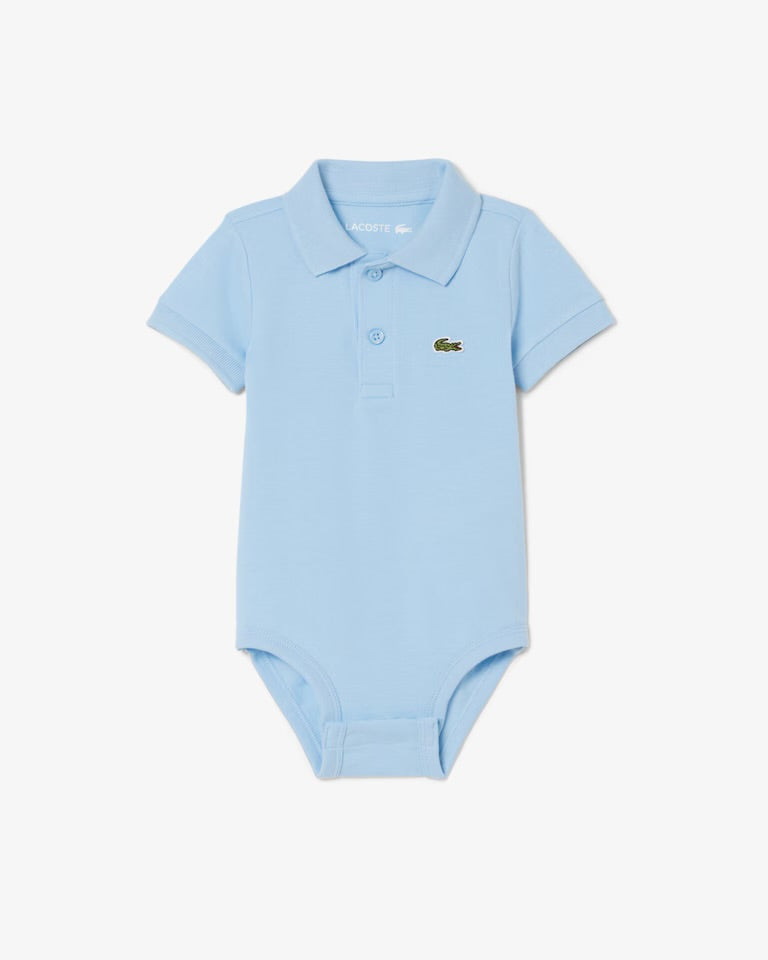 Lacoste Body neonato in piqué