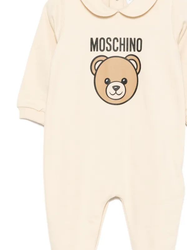 moschino set tutina neonata/neonato