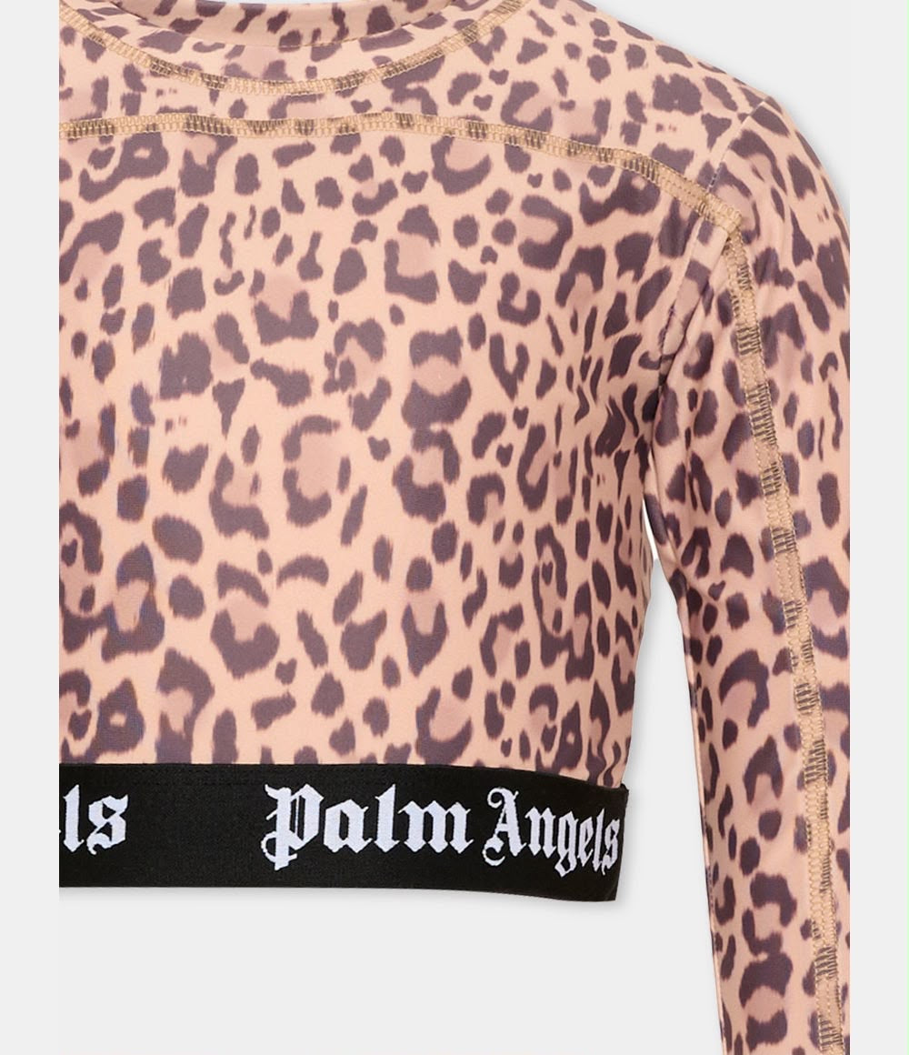 PALM ANGELS LYCRA T-SHIRT GIRL