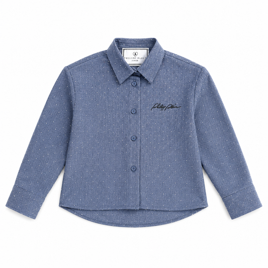 PHILIPP PLEIN CAMICIA CROPPED