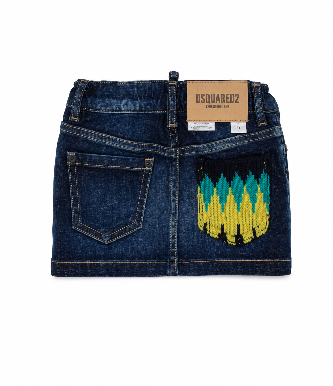 DSQUARED2 Gonna con ricamo