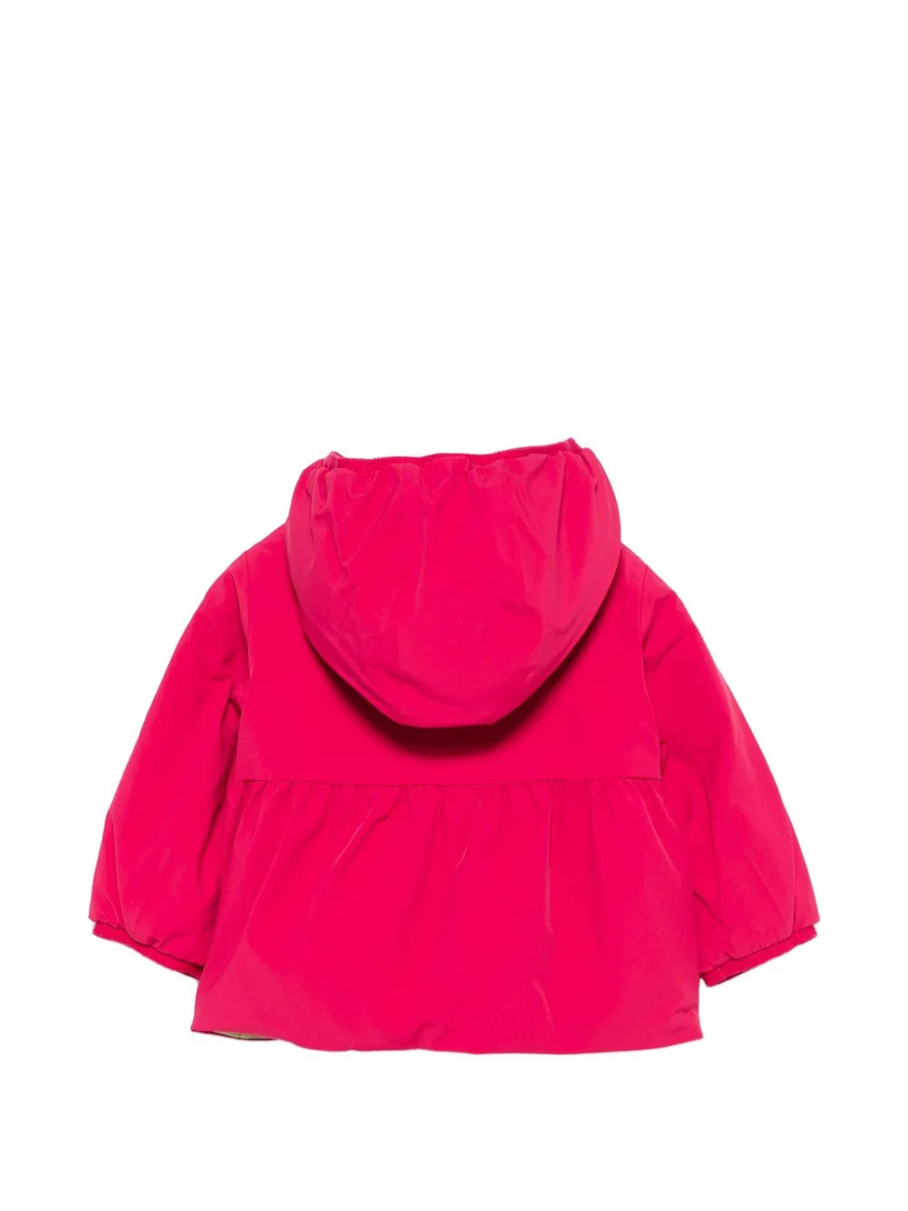 K-WAY PIUMINO EVERSIBILE PER NEONATO KIDS FUCSIA CON CAPPUCCIO E LOGO