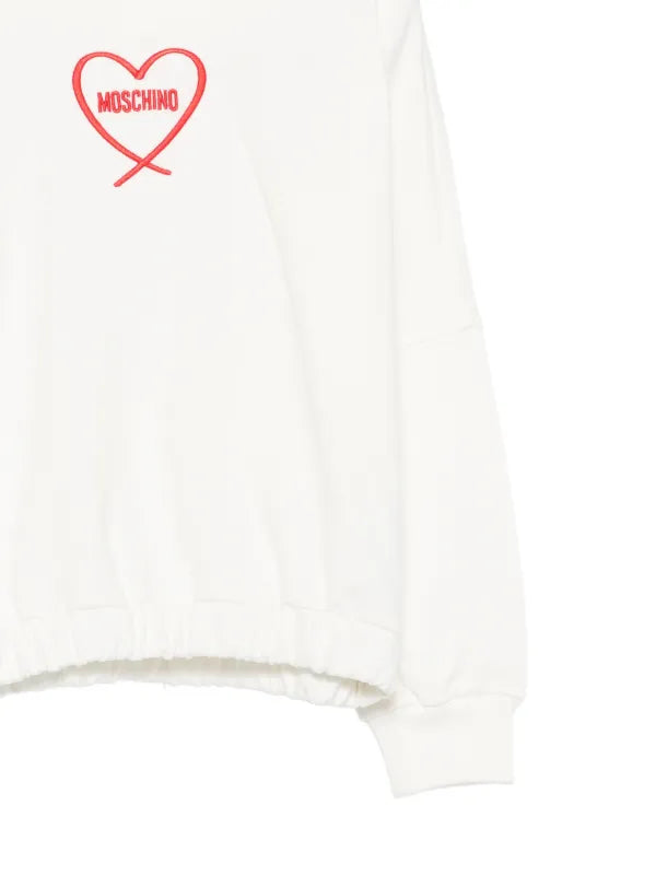 MOSCHINO KIDS Felpa con cappuccio FW27
