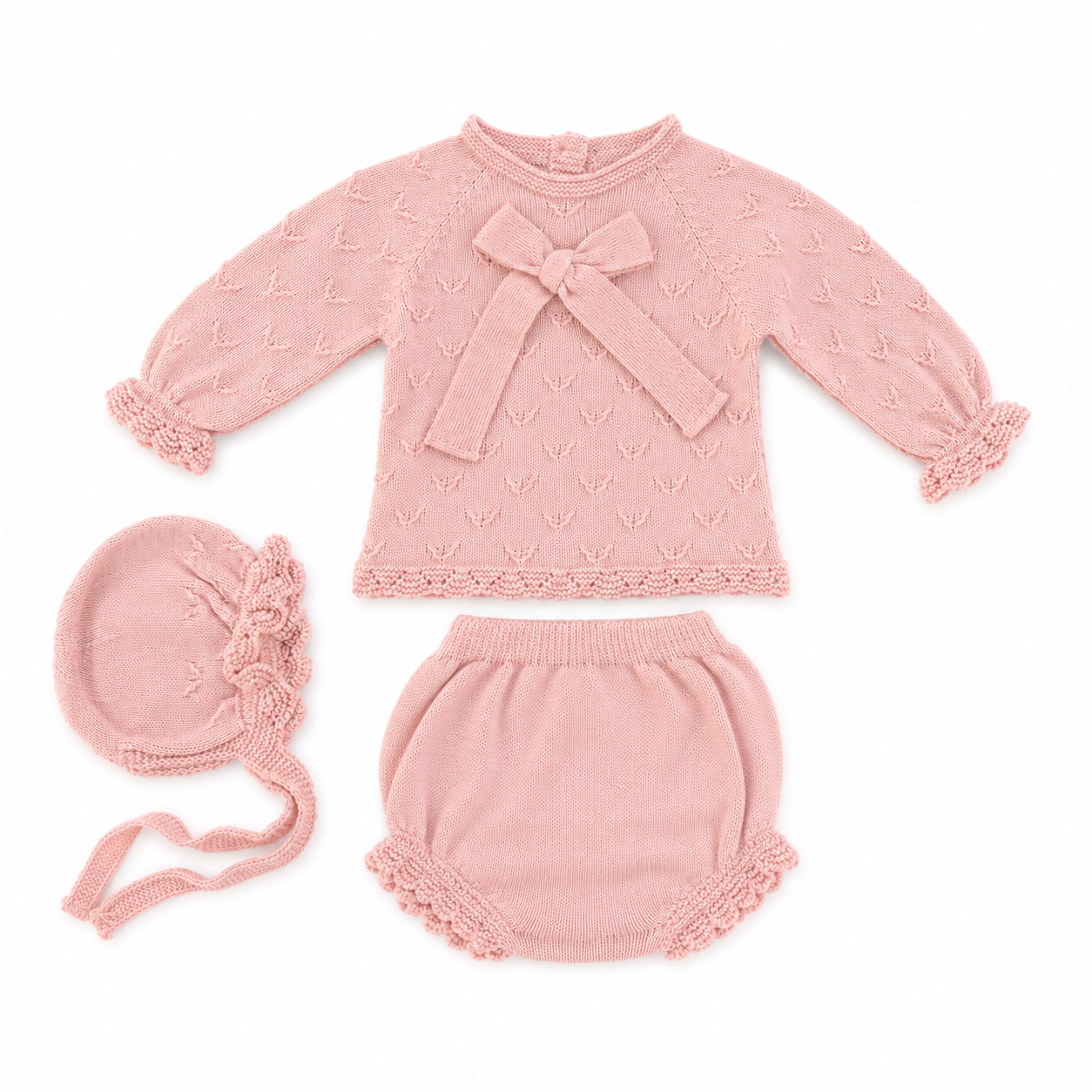Completo in lana neonata + cappello