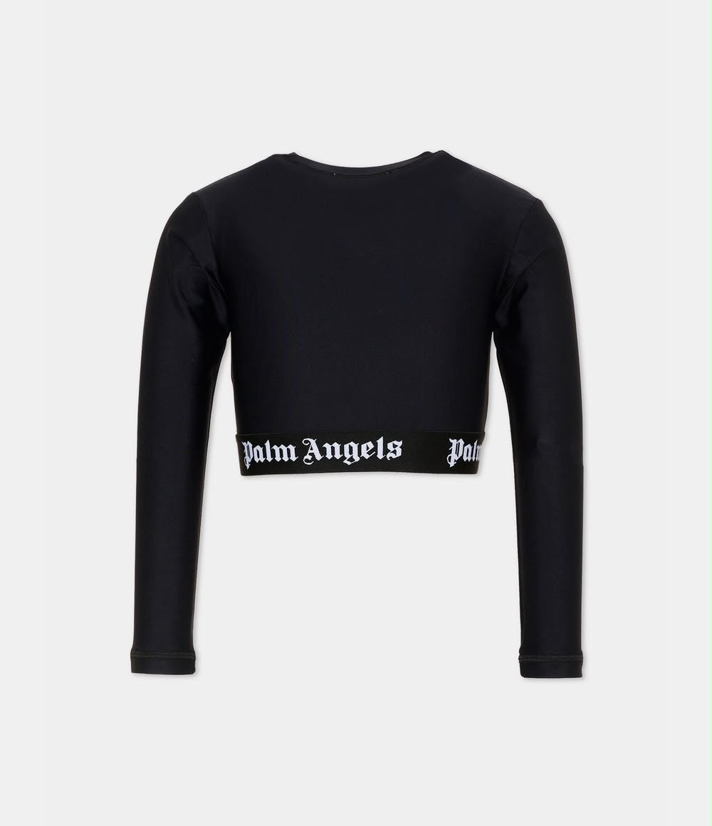 PALM ANGELS LYCRA T-SHIRT GIRL