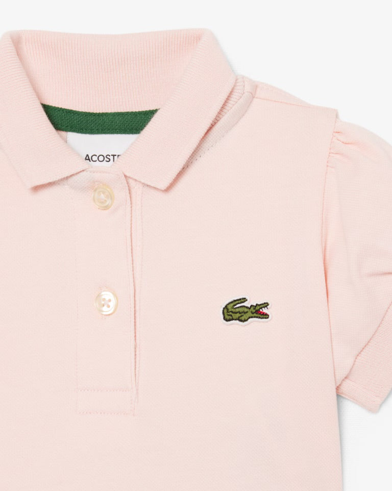 Lacoste Completo neonato in piqué elasticizzato