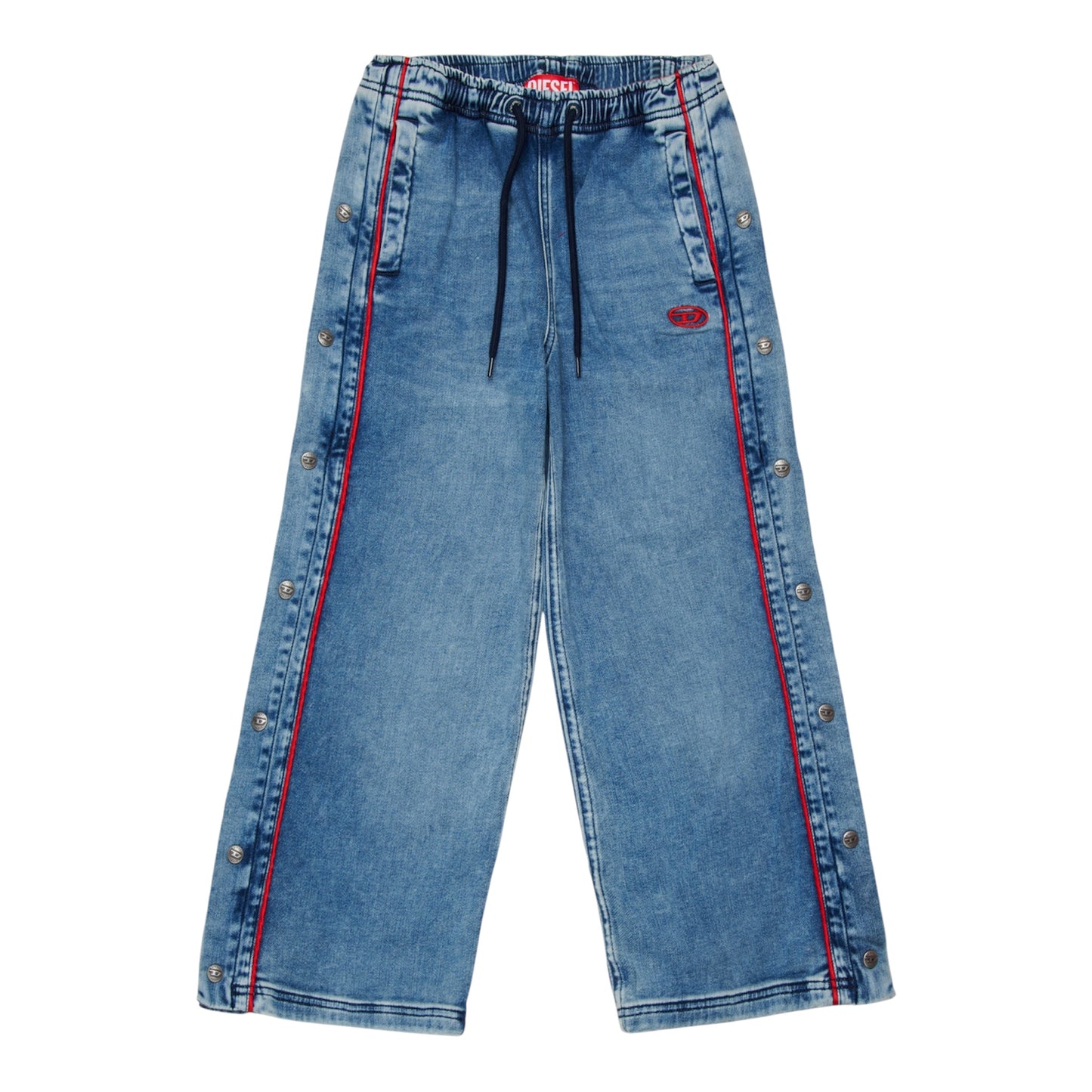 Diesel Jeans in denim con fibbie metalliche