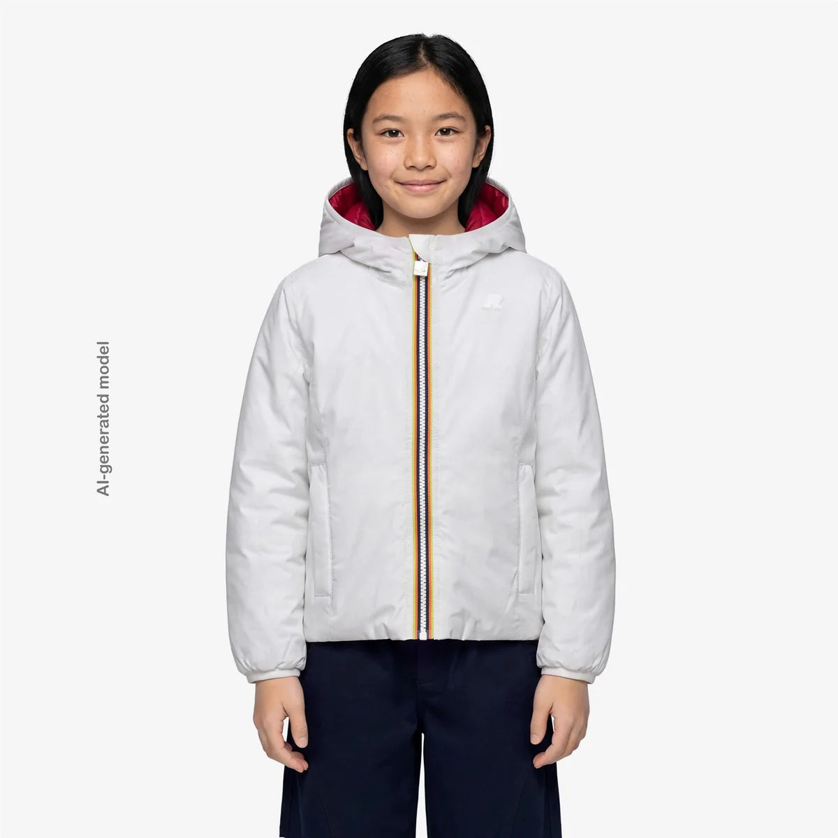 K-WAY PIUMINO REVERSIBILE  P. Lily St Thermo Double