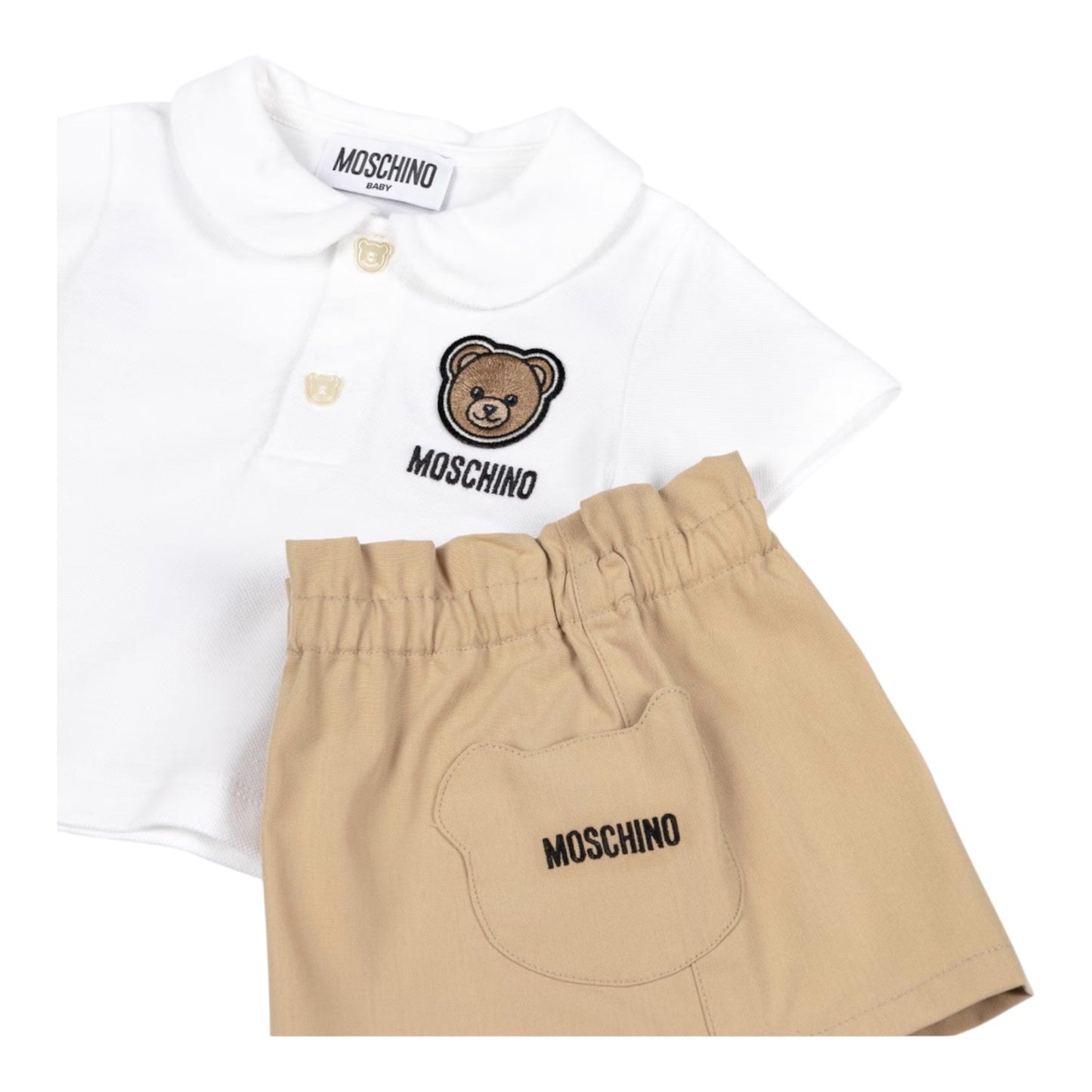 Moschino set polo + gonna