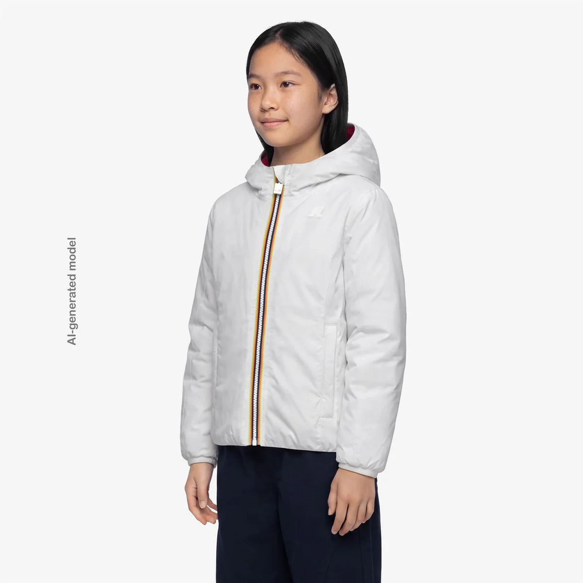 K-WAY PIUMINO REVERSIBILE  P. Lily St Thermo Double