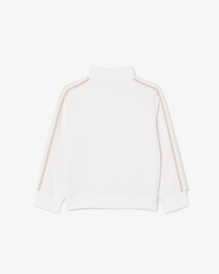 Lacoste Felpa unisex con zip e monogramma