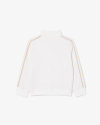 Lacoste Felpa unisex con zip e monogramma