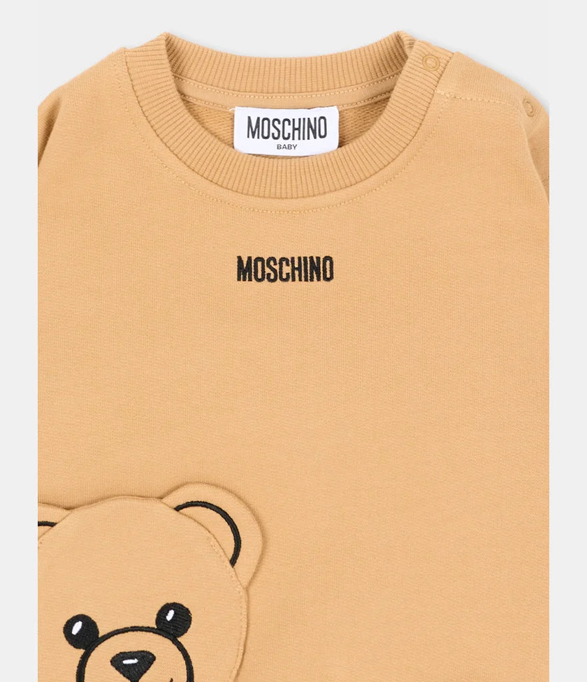 MOSCHINO BABY felpa girocollo FW27