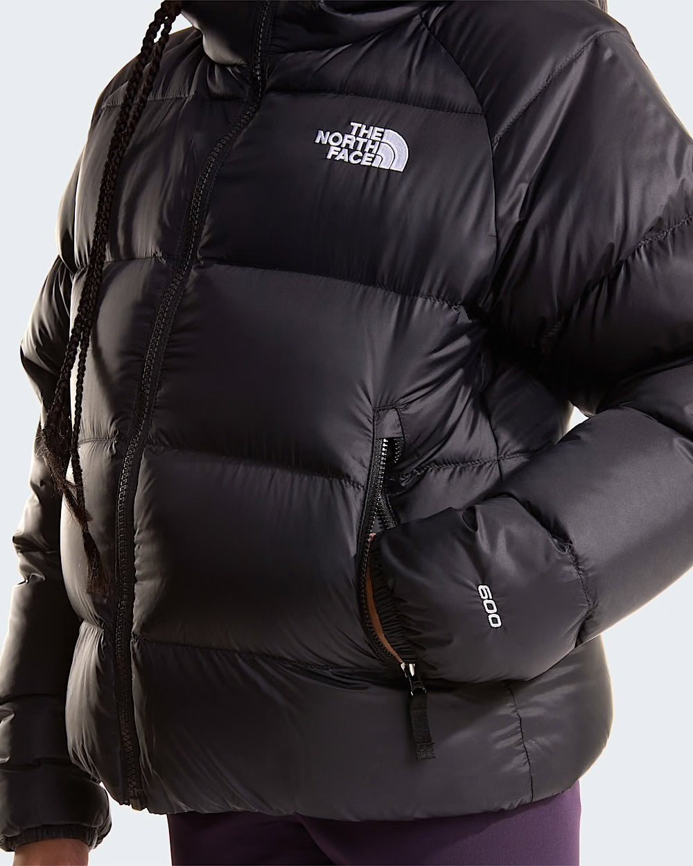 The North Face Giacca 600 in piumino con cappuccio cropped Hydrenalite™ da ragazza