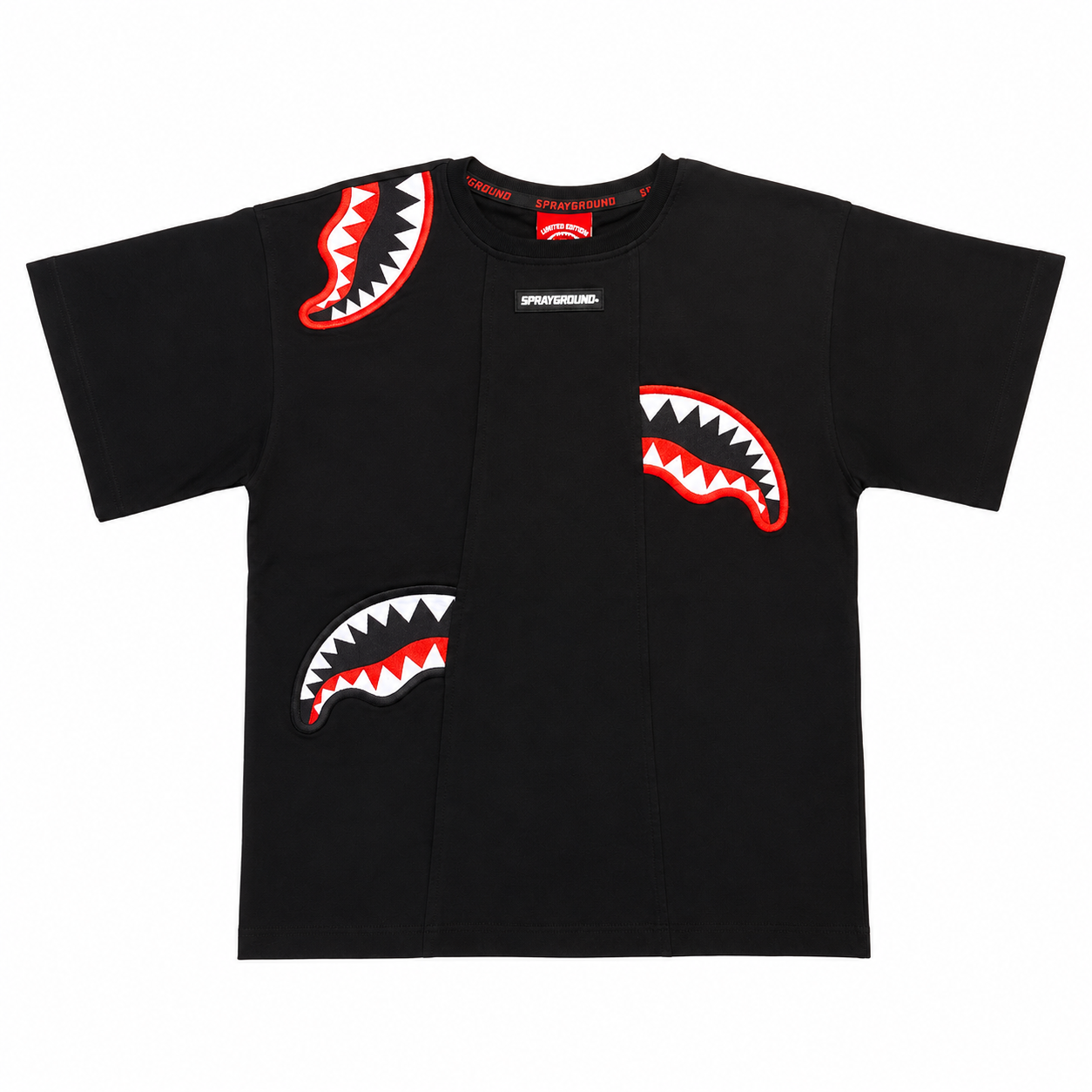 SPRAYGROUND T-Shirt All Patches nuova collezione autunno/inverno