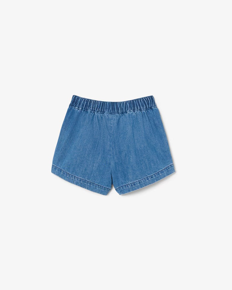 Lacoste Gonna pantalone a pieghe in denim FW27