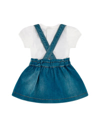 Moschino salopette + t-shirt