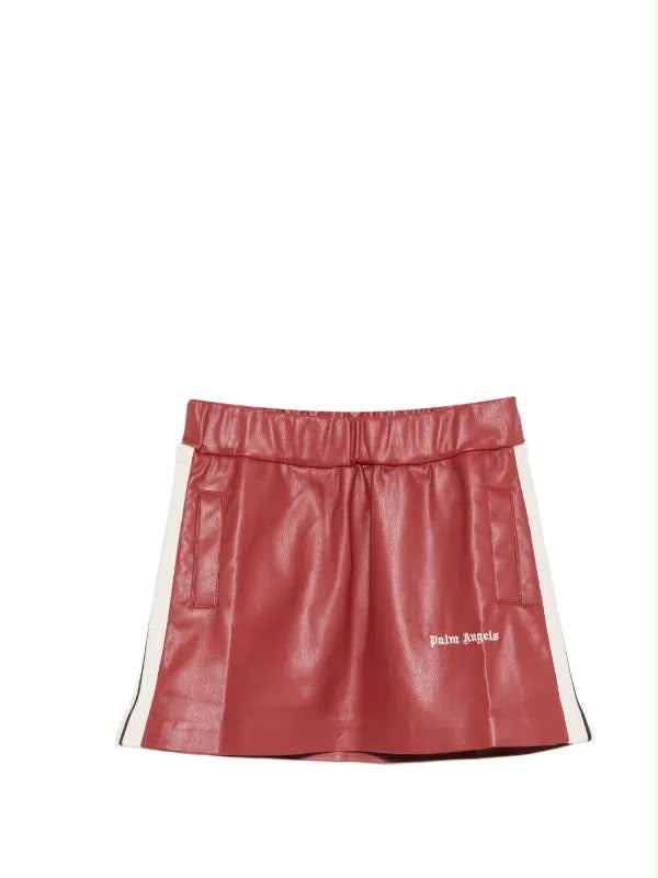 PALM ANGELS SWEAT SKIRT ECO NAPPA GIRL