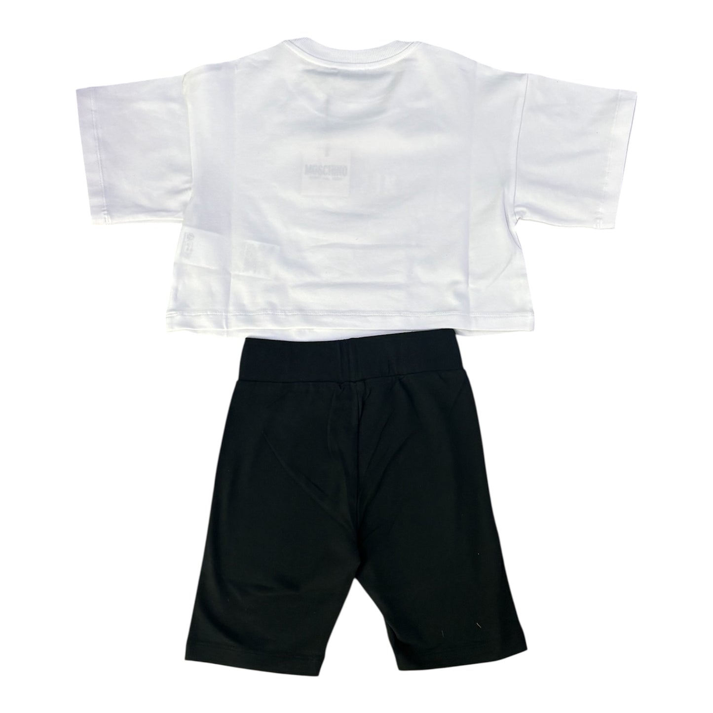 Moschino set t-shirt Cropped + ciclista