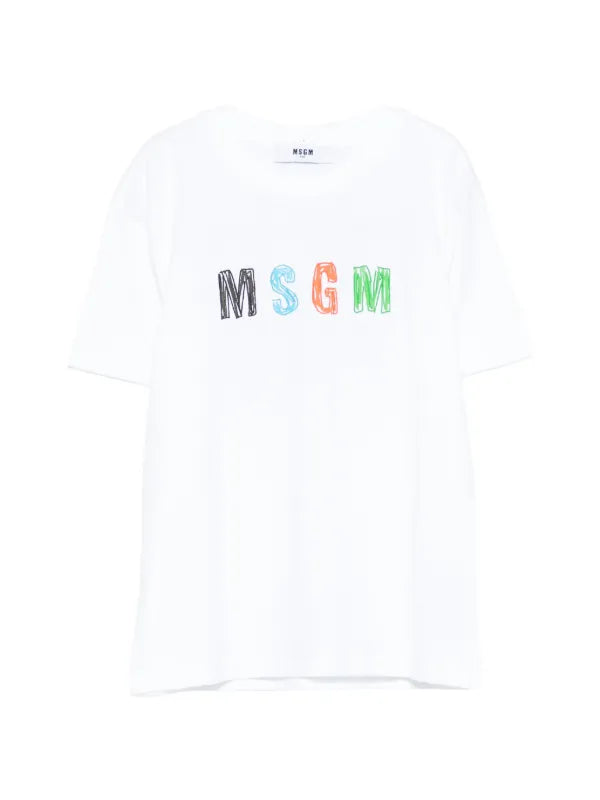 T-shirt mezza manica MSGM