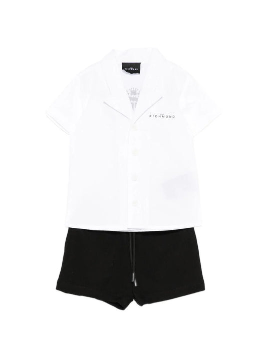 John Richmond Completo camicia + bermuda