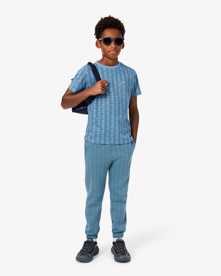 LACOSTE PANTALONE FELPATO MONOGRAM FW27