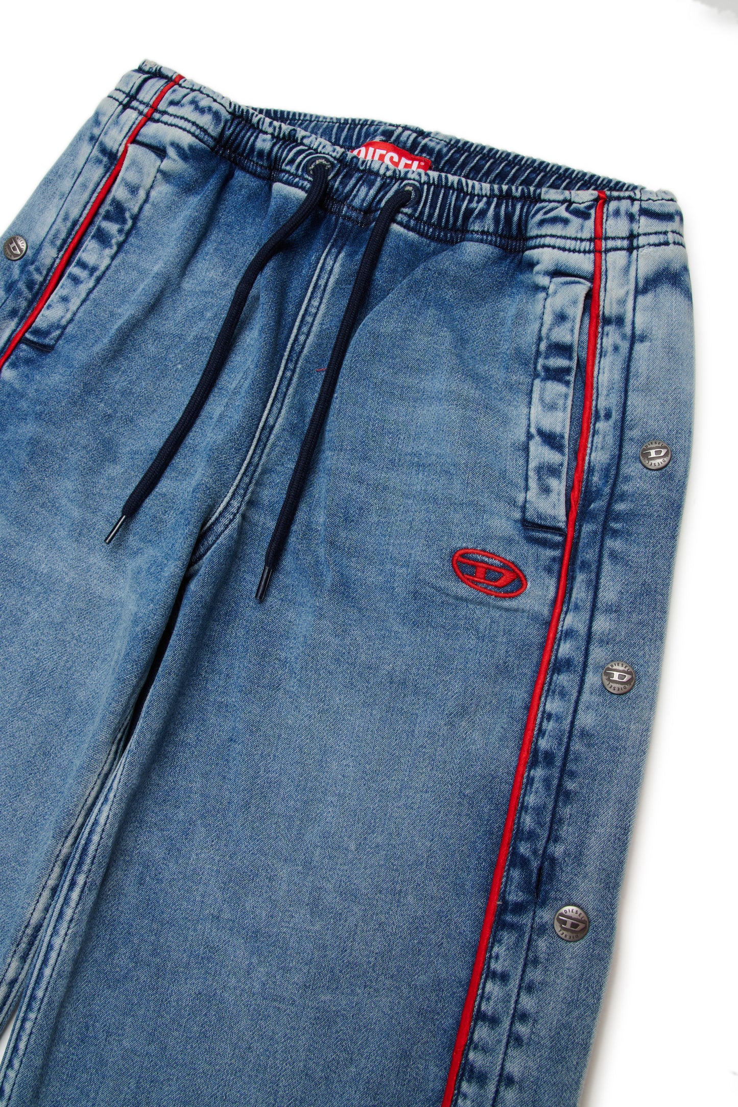 Diesel Jeans in denim con fibbie metalliche