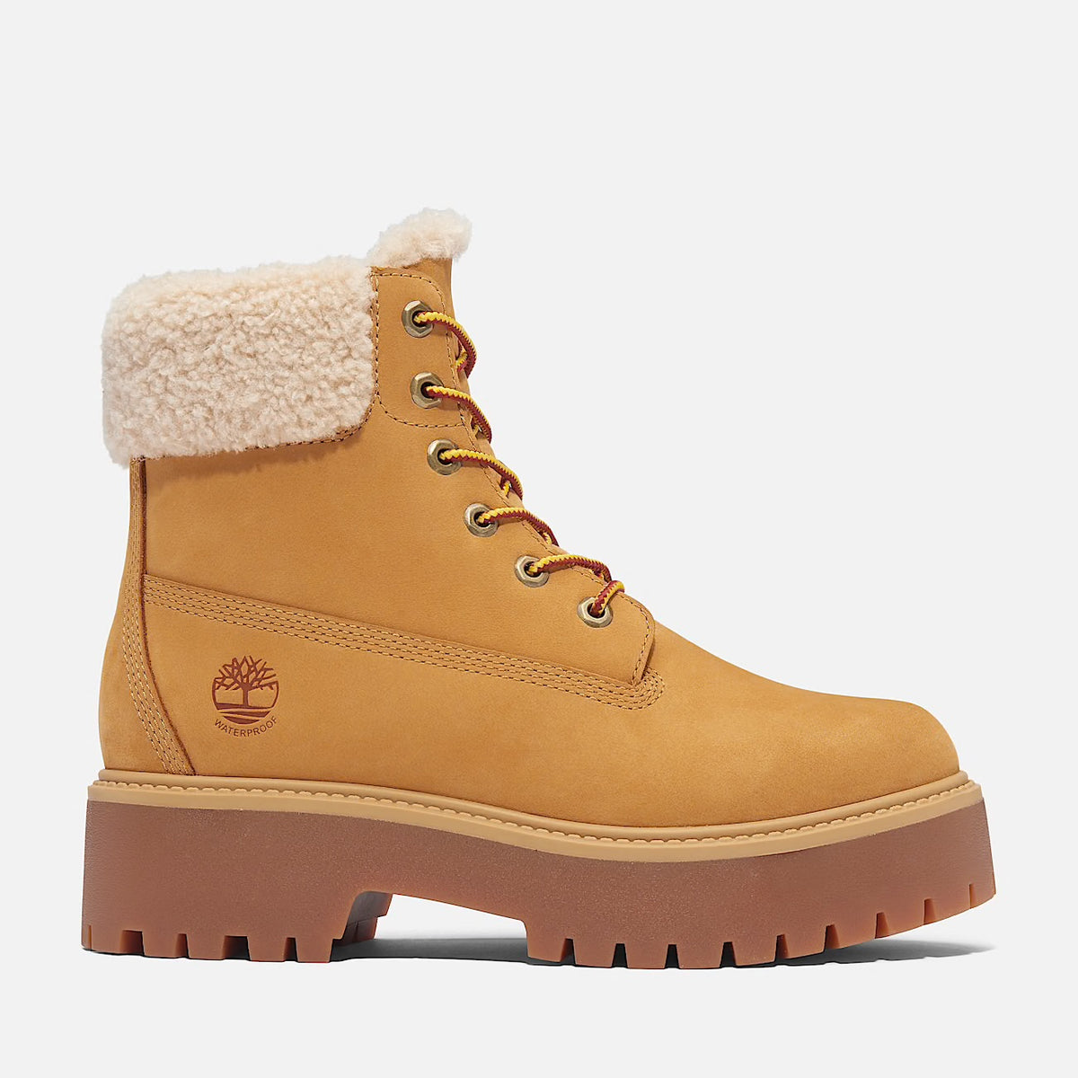 TIMBERLAND Stivale Impermeabile Foderato con Plateau Stone Street da Donna in giallo FW27