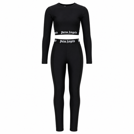 PALM ANGELS LYCRA T-SHIRT+ LEGGINS GIRL