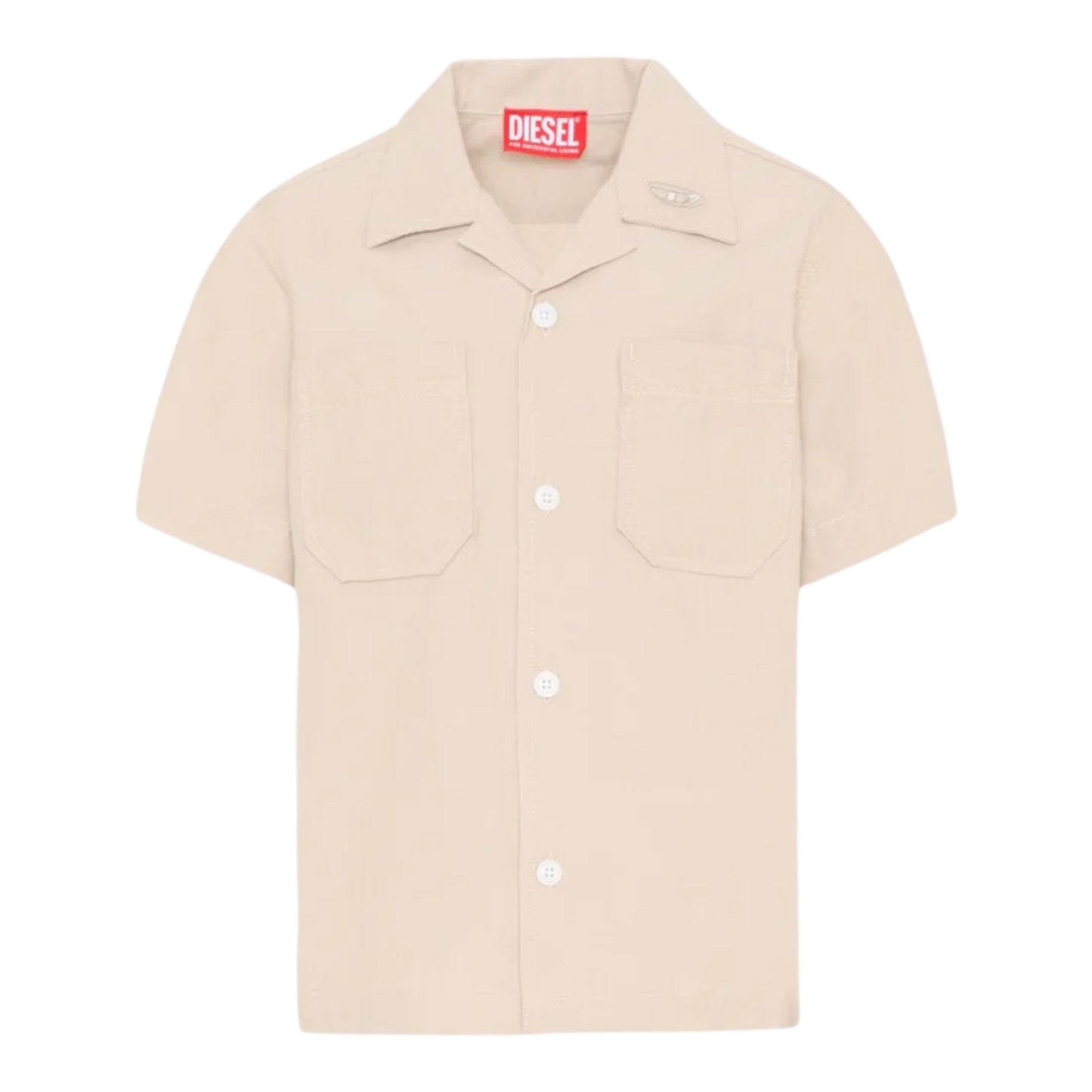 Diesel Camicia mezza manica in lino