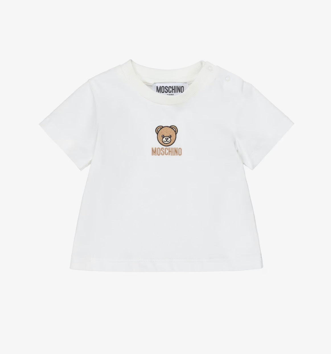 T-shirt Moschino con logo ricamato