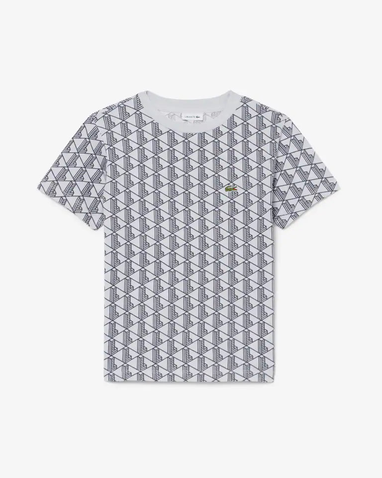 Lacoste T-shirt in cotone con monogramma