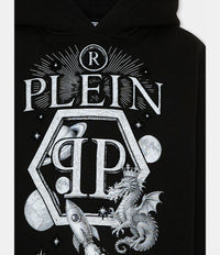 PHILIPP PLEIN FELPA CON CAPPUCCIO