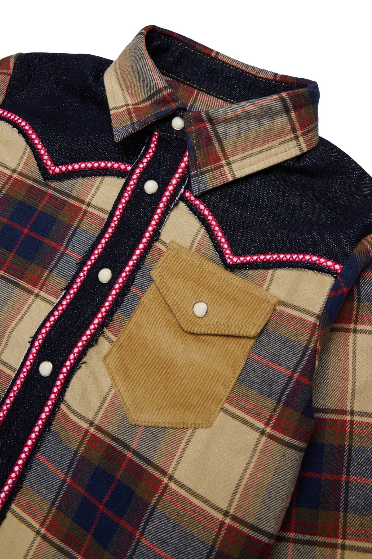 Dsquared2 Camicia cropped in flanella FW27