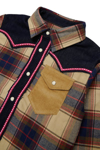 Dsquared2 Camicia cropped in flanella FW27