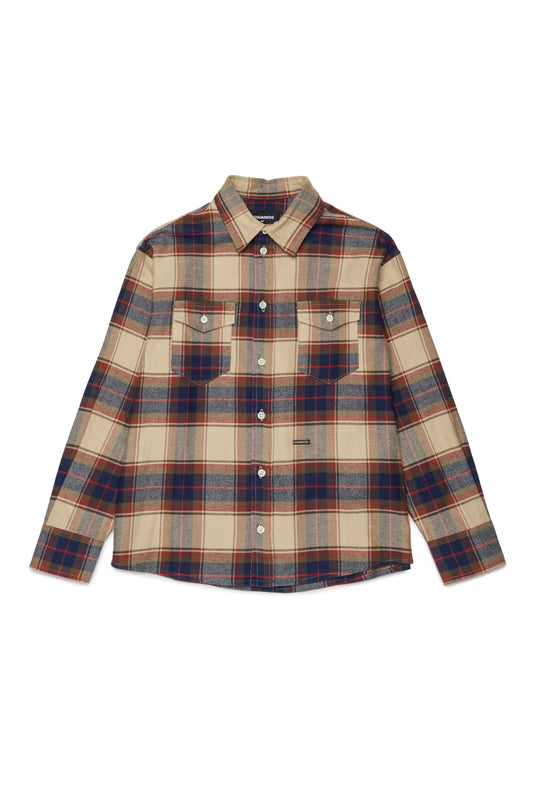 DSQUARED2 Camicia in flanella fw27