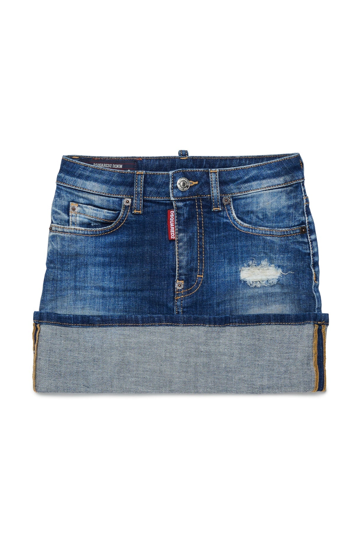 DSQUARED2 MINIGONNA IN JEANS FW27