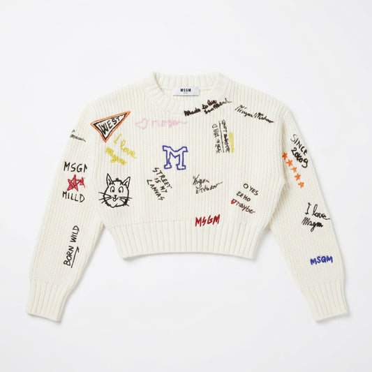 MSGM Maglione Cropped FW27