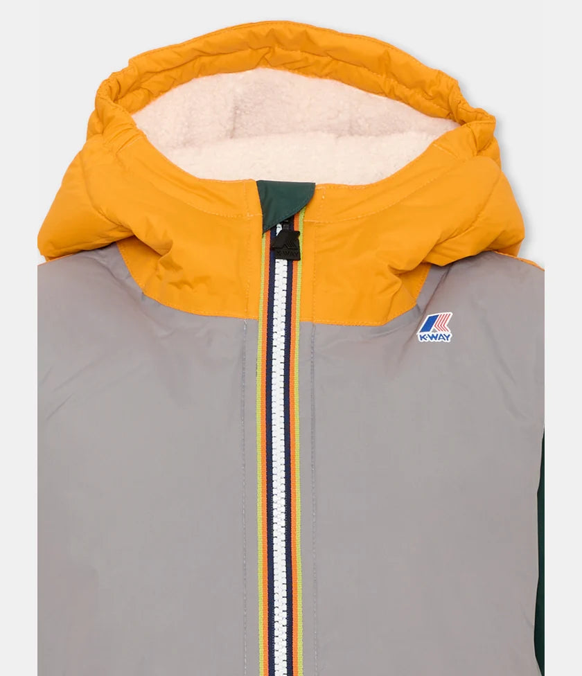 K-WAY Piumino multicolor Claude Orsetto per bambino con logo