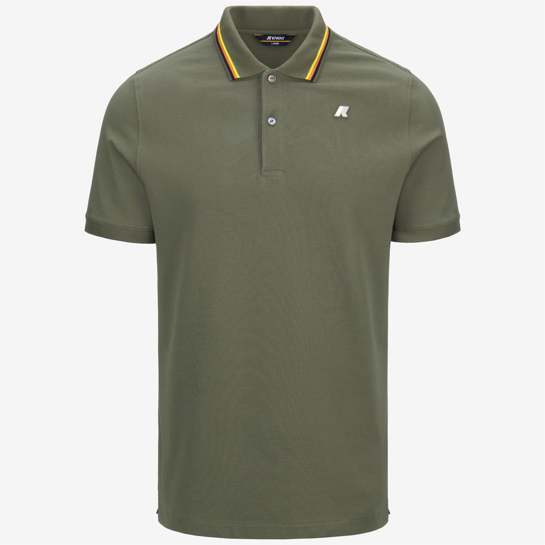 Polo in piqué di cotone K-Way
