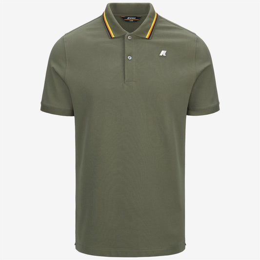 Polo in piqué di cotone K-Way