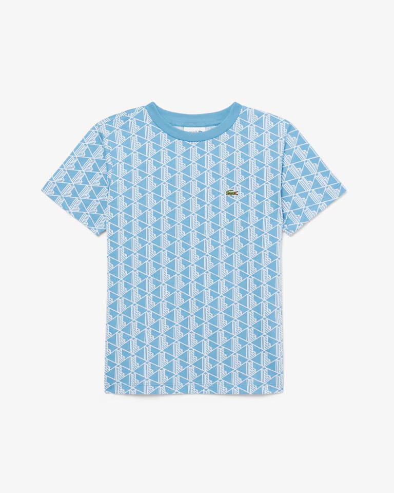Lacoste T-shirt in cotone con monogramma