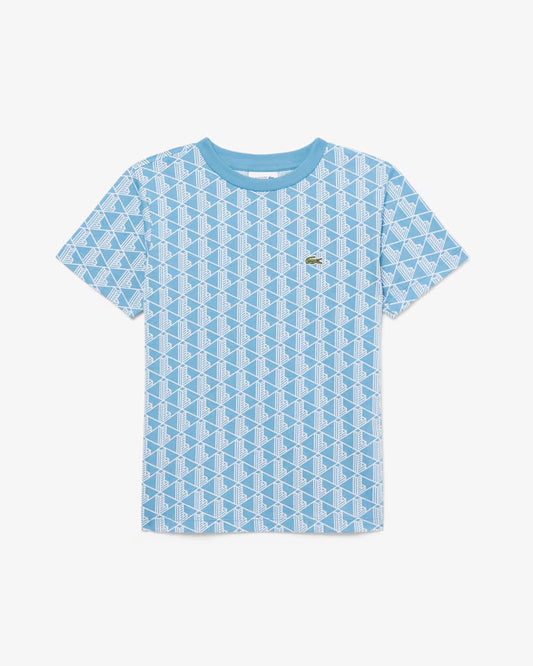 Lacoste T-shirt in cotone con monogramma