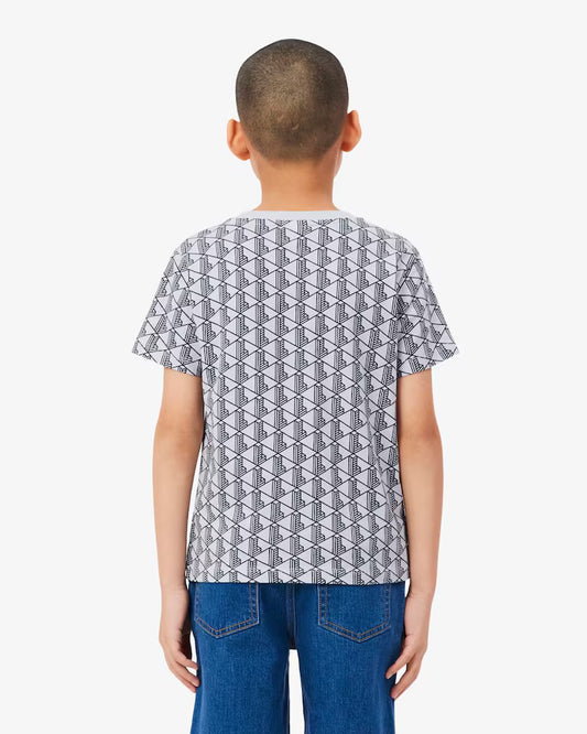 Lacoste T-shirt in cotone con monogramma