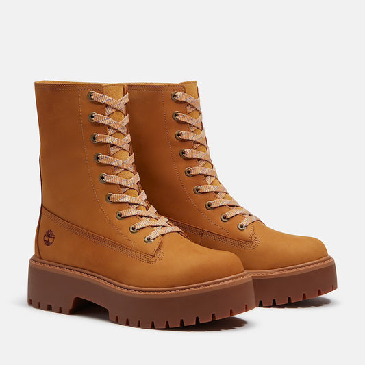 TIMBERLAND Stivale con Plateau Stone Street Mid da Donna in giallo FW27