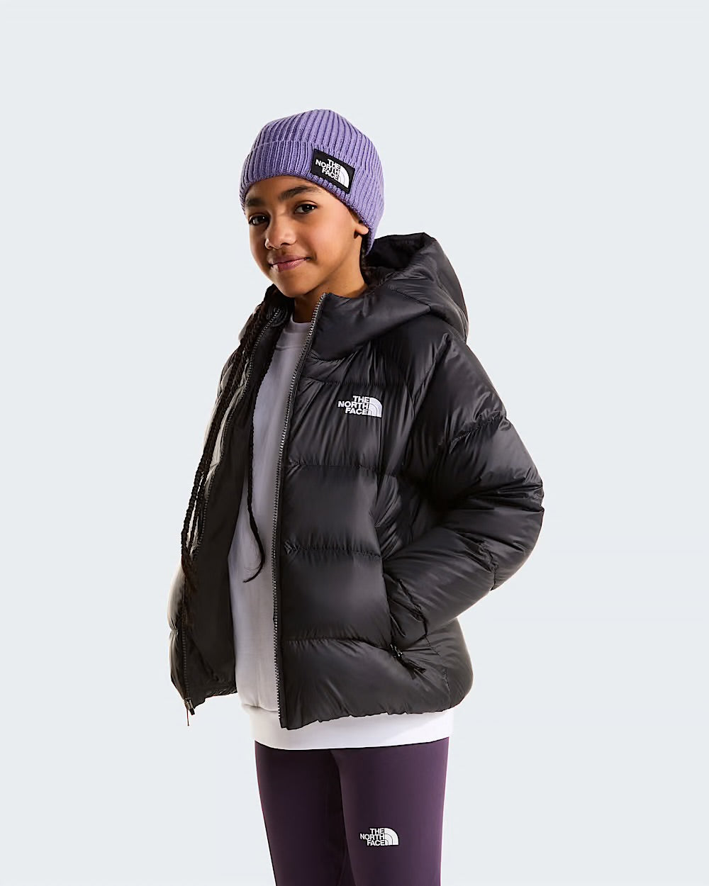The North Face Giacca 600 in piumino con cappuccio cropped Hydrenalite™ da ragazza