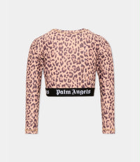 PALM ANGELS SET LYCRA T-SHIRT+ LEGGINS GIRL