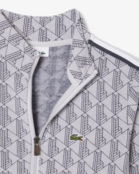 Lacoste Felpa unisex a collo alto con zip e monogramma