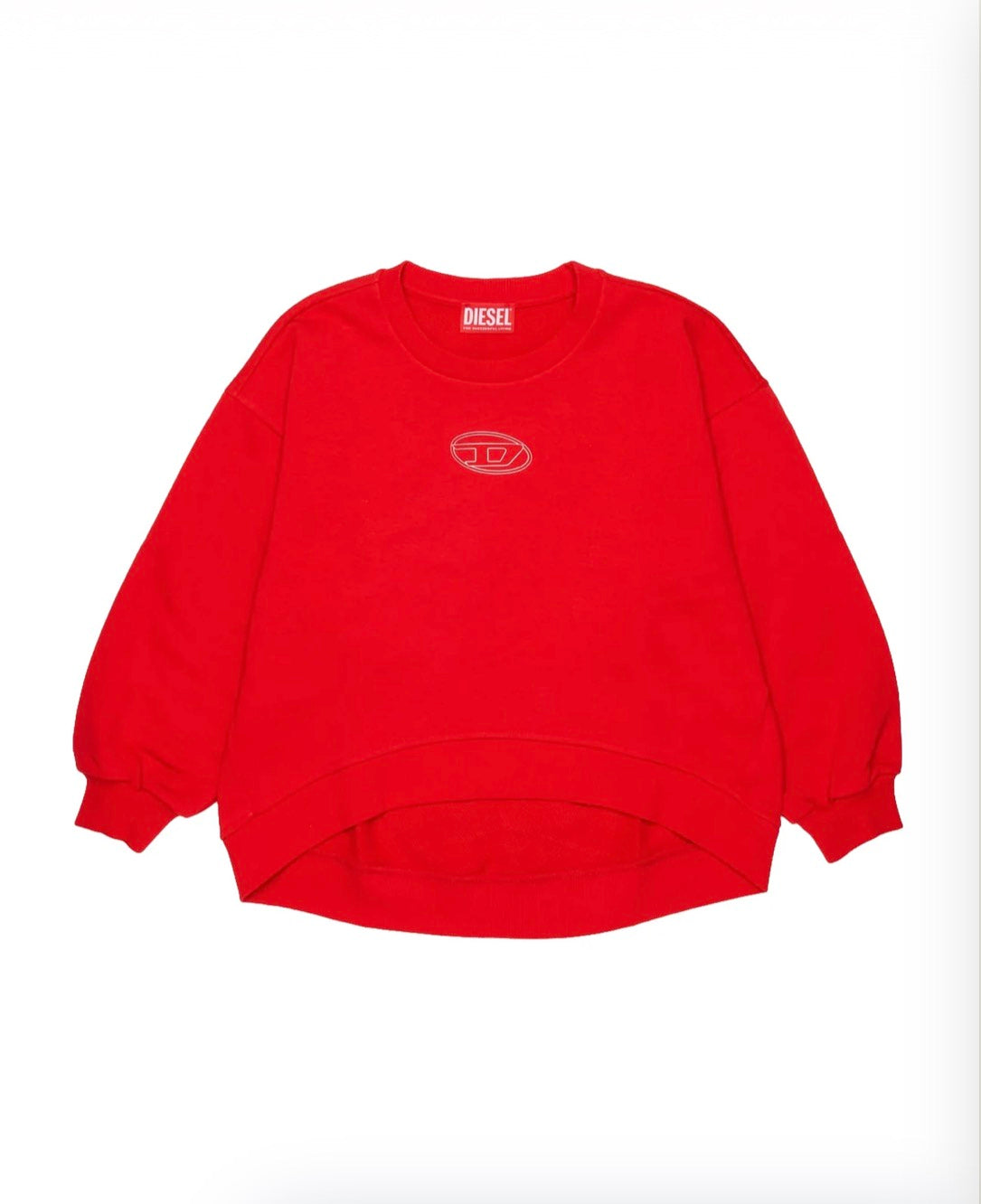 DIESEL FELPA GIROCOLLO Cropped FW27